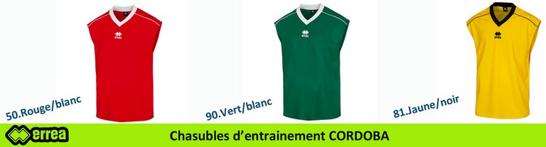 PALETTE ERREA - CHASUBLE D'ENTRAINEMENT CORDOBA