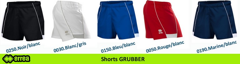 PALETTE ERREA - Short RUGBY GRUBBER 100% polyester