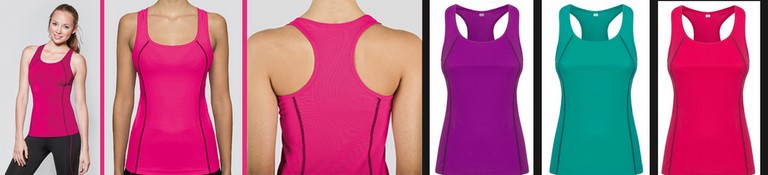 DEBARDEUR RUNNING dos et couleurs