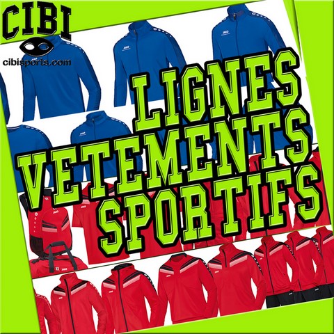 LIGNES DE VETEMENTS SPORTIFS