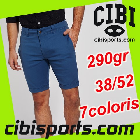 BERMUDA 97%coton 290gr/m² RINGO Réf.BE9005