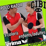 ERIMA ligne RAZOR 2.0 : POLOS Razor 2.0