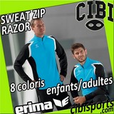 ERIMA ligne RAZOR 2.0 : SWEAT ZIP Razor 2.0