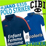 JAKO ligne STRIKER: POLO STRIKER Réf.6316