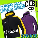 JAKO ligne STRIKER: VESTE à CAPUCHE STRIKER Réf.6816