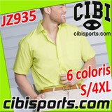 JZ935 CHEMISETTE POPELINE HOMME ​manches courtes