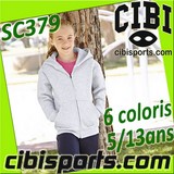 SC379 CLASSIC CAPUCHE GRAND ZIP KIDS enfant 